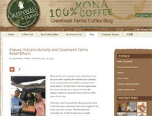 Tablet Screenshot of greenwellblog.com